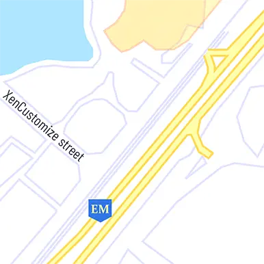 Map for Drivecenter arena, byske